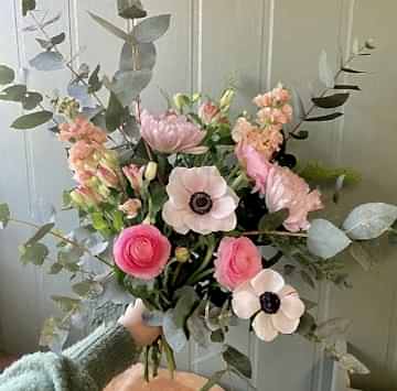 Pastel flower bouquet