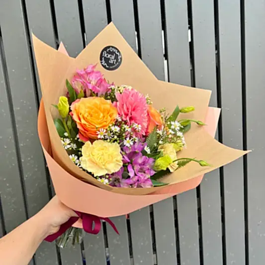 Bright happy flower bouquet Mooloolaba 