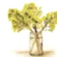 Simple Yellow Vase - Greeting Card