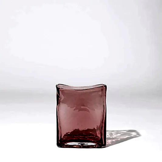 Block Vase Rose (L)