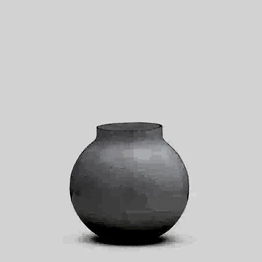 Opal Ball Vase White (S)