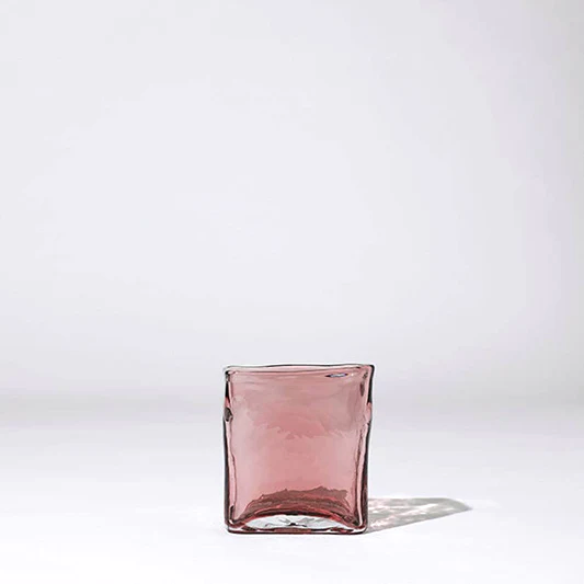 Block Vase Rose (S)