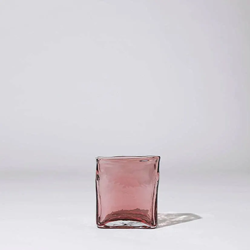 Block Vase Rose (S)