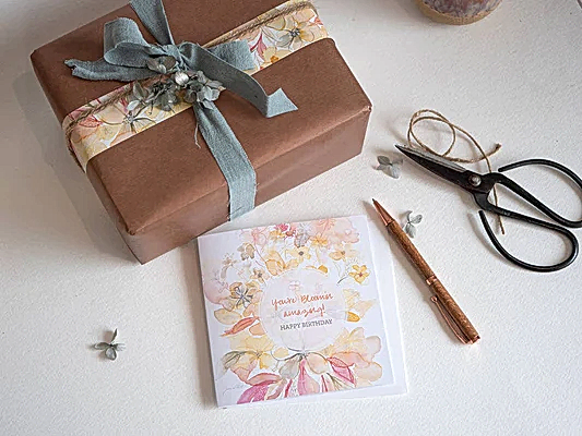 ‘Bloomin Amazing’ Happy Birthday - Greeting Card