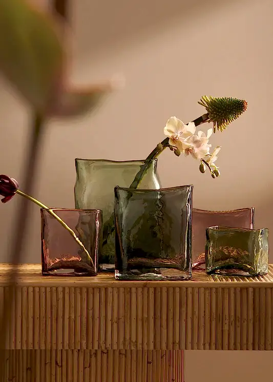 Block Vase Rose (S)