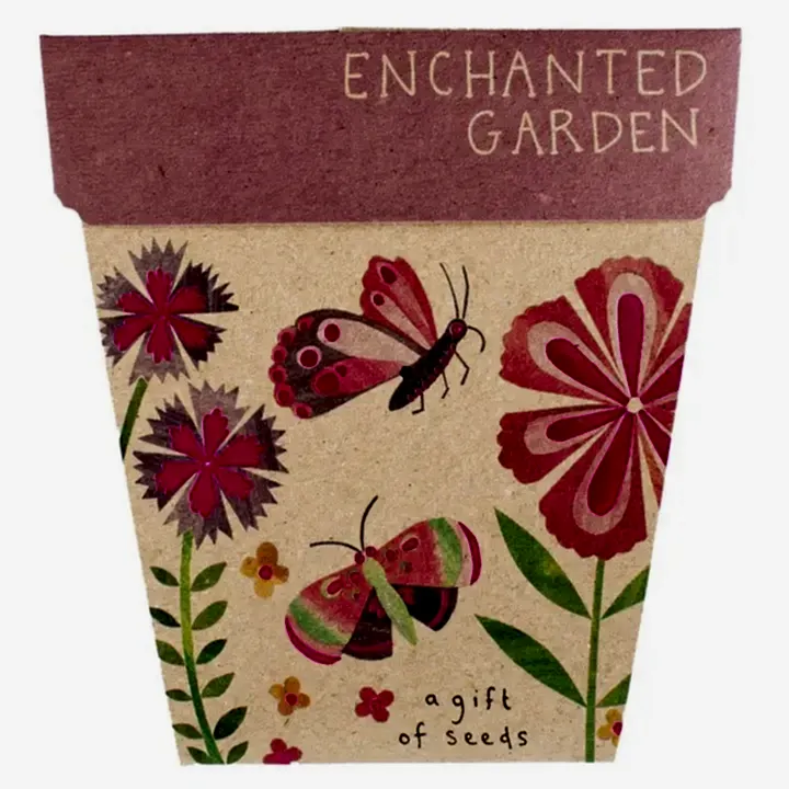 enchanted garden seed card