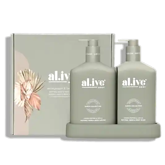 alive body wash and lotion