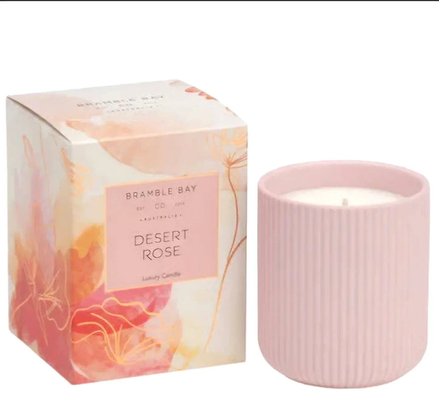Desert Rose soy candle