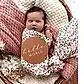 baby swaddle wrap floral print